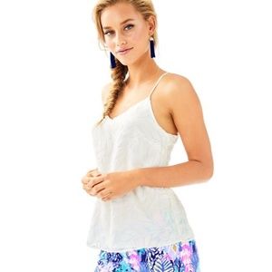 Lilly Pulitzer Dusk Racerback Velvet Top